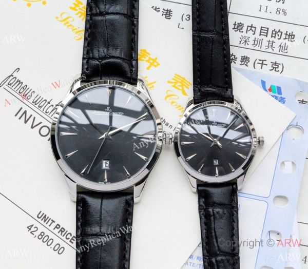 replica Low Price Copy Jaeger LeCoultre Master QUARTZ es SS Blue Dial WATCHES 1