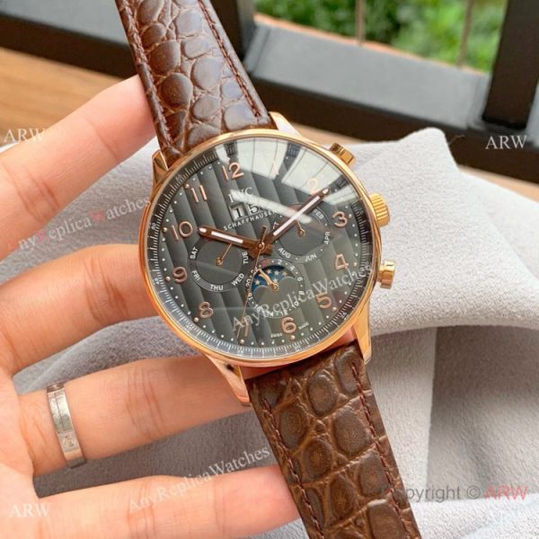replica Copy IWC Portofino Grand Complication SS White Dial Best Quality WATCHES 1
