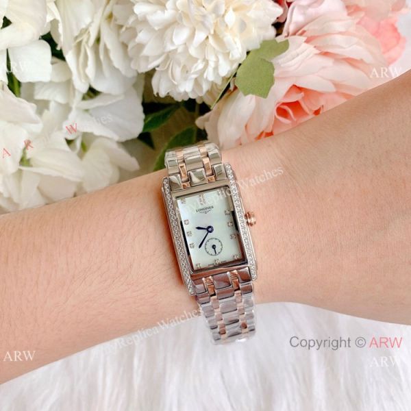 replica Longines Dolce Vita Two Tone Rose Gold es 23mm Lady WATCHES 1