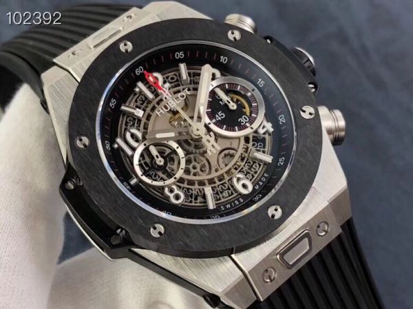 replica Swiss Hublot Big Bang Unico Titanium Ceramic Bezel WATCHES 1