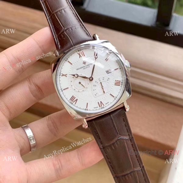 replica New Fake Vacheron Constantin Geneve Rose Gold Power Reserve WATCHES 1