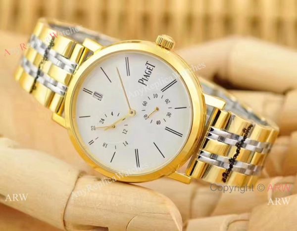 replica New Piaget Altiplano Two Tone Blue Face WATCHES 1