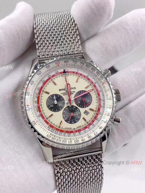 replica Breitling Navitimer B01 TWA Stainless Steel Cream Dial -2020 New WATCHES 1