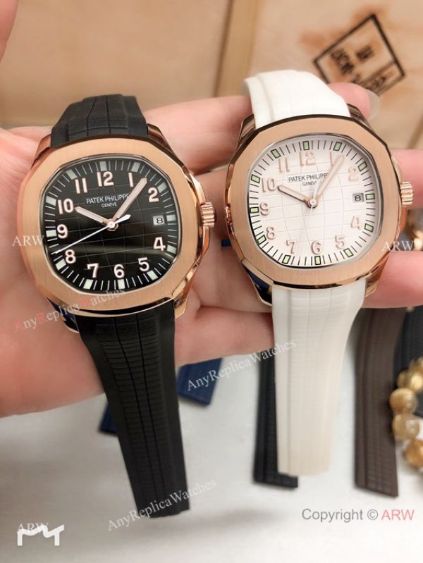 replica Copy Patek Philippe Geneve Aquanaut Rose Gold Gray es 40mm WATCHES 1