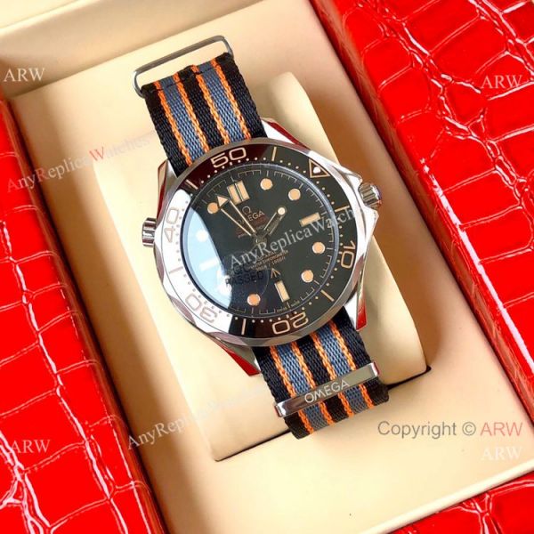 replica New Arrival!! Omega Seamaster No Time To Die Nato Strap WATCHES 1