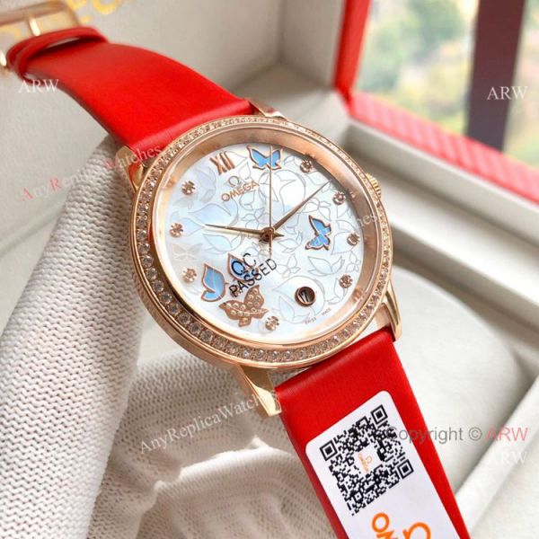 replica Omega De Ville Special Edition Lady es Rose Gold WATCHES 1