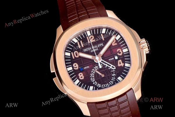 replica (GR) V2 New Upgraded Patek Philippe Aquanaut 5164a Rose Gold Swiss Made WATCHES 1