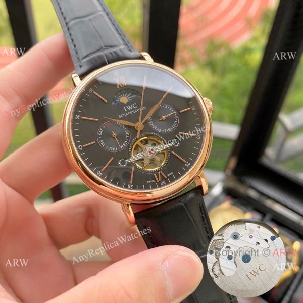 replica IWC Moonphase Tourbillon White Dial es IWC WATCHES 1