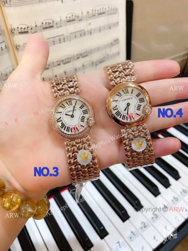 replica New Cartier Ballon Blanc de Yellow Gold Lady es WATCHES 1