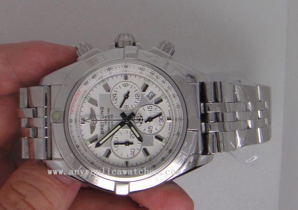 replica Breitling Chronomat 44 B01 SS White Face for Sale WATCHES 1