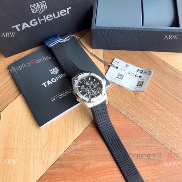 replica Tag Heuer Mens Aquaracer 300m Rubber Strap Swiss Quartz Movement WATCHES 1