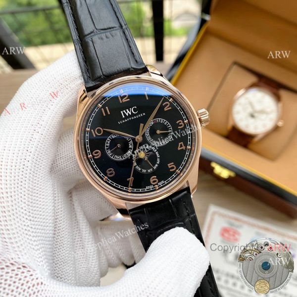 replica 2020 New! IWC Portugieser Perpetual Calendar es Rose Gold WATCHES 1