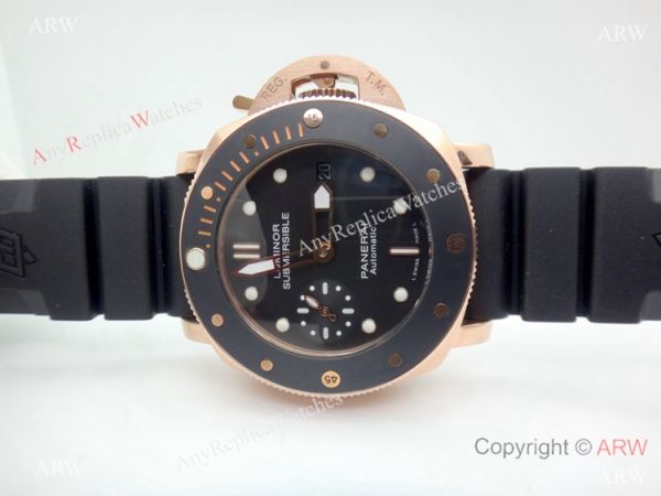 replica Copy Panerai Submersible PAM684 Rose Gold Lady 42mm WATCHES 1