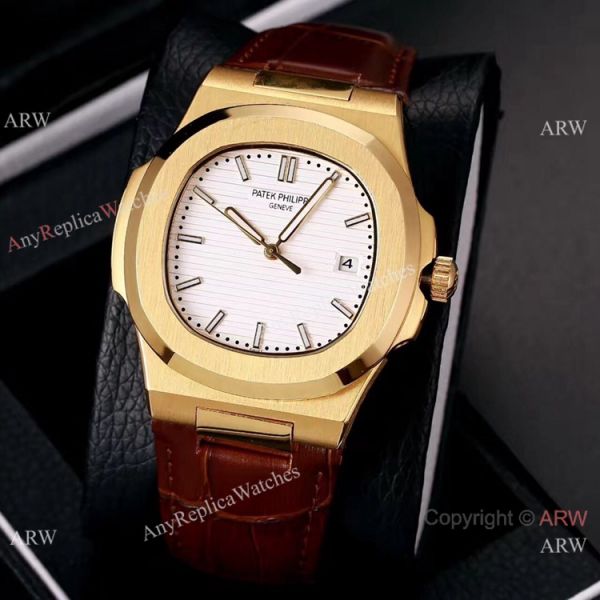replica Best Copy Patek Philippe Nautilus 40mm es Gold and Black WATCHES 1