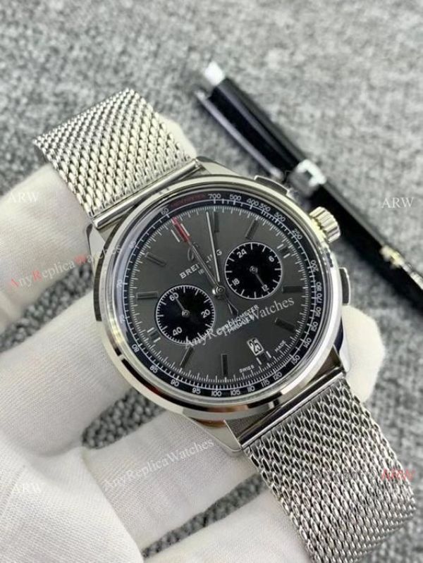 replica Breitling Premier B01 Green Steel es Chronograph Movement WATCHES 1