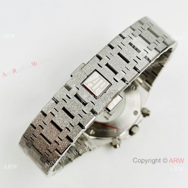 replica New Audemars Piguet Royal Oak Frosted Gold Case Purple Dial WATCHES 1