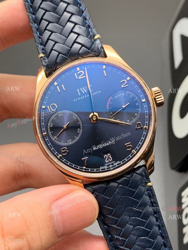 replica YL Fatcory IWC Schaffhausen Portugieser Automatic Black Dial WATCHES 1