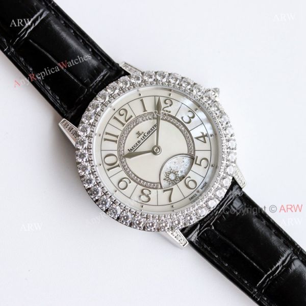 replica GF Superclone Dazzling Rendez Vous Jaeger Lecoultre Night Day Diamond 36mm WATCHES 1