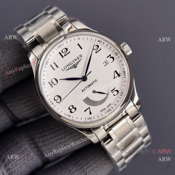 replica Swiss Longines Master Power Reserve 38 Stainless Steel 2824 Movement WATCHES 1