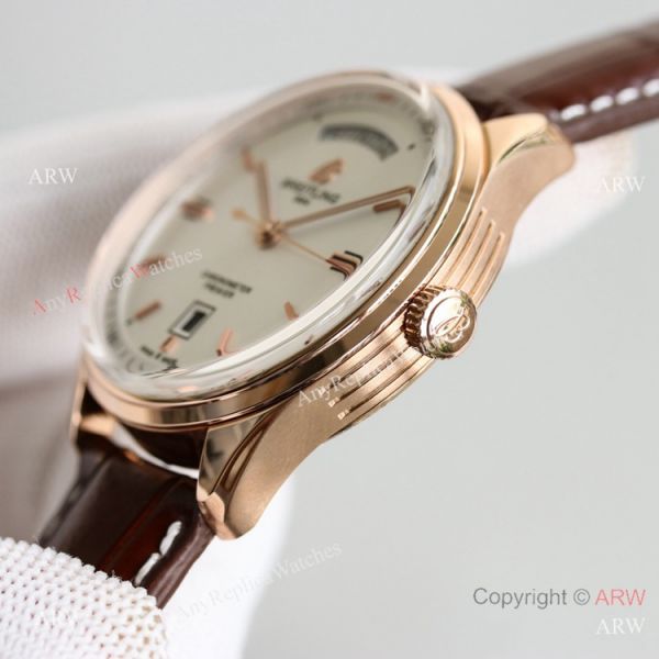 replica Swiss Copy Breitling Premier DayDate Automatic Rose Gold 40mm WATCHES 1