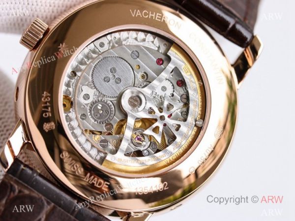 replica TWS Factory 1-1 Copy Vacheron Constantin Historiques Calendrier Complet 1948 3100v Rose Gold Blue Dial WATCHES 1