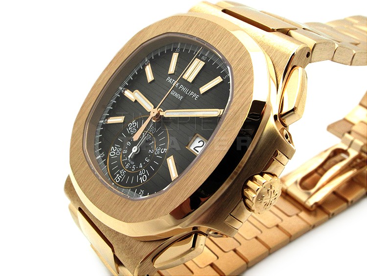 Patek Philippe Nautilus 5980-1R-001 18k Rose Gold Automatic Self-Winding WATCHES 2