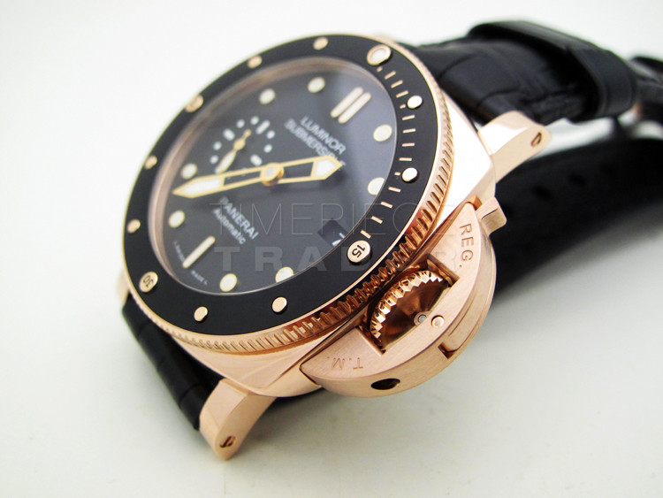 Panerai Submersible 1950 PAM684 18k Rose Gold P.9010 Automatic WATCHES 2