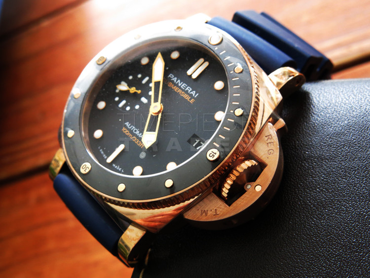 Panerai Submersible PAM974 18k Rose Gold Self-winding Auto WATCHES 2