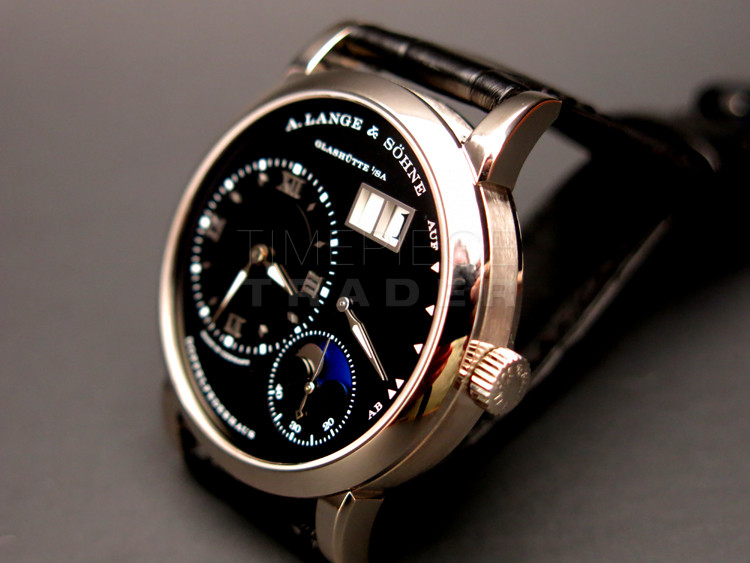 A. Lange & Sohne Lange 1 Moonphase 192.029 18kt White Gold Manual Wind WATCHES 2
