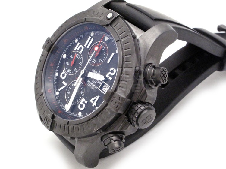 Breitling Super Avenger M1337010 Black Stainless Steel Automatic WATCHES 2