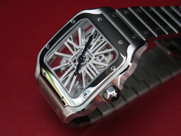 Cartier Santos WHSA0015 Stainless Steel Manual hand-wind WATCHES 2