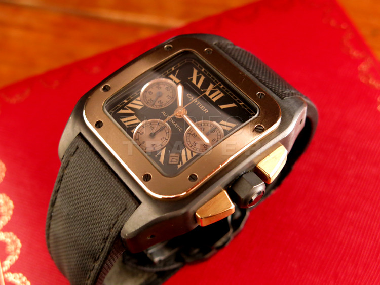 Cartier Santos W2020004 DLC Titanium Self-Winding Auto WATCHES 2