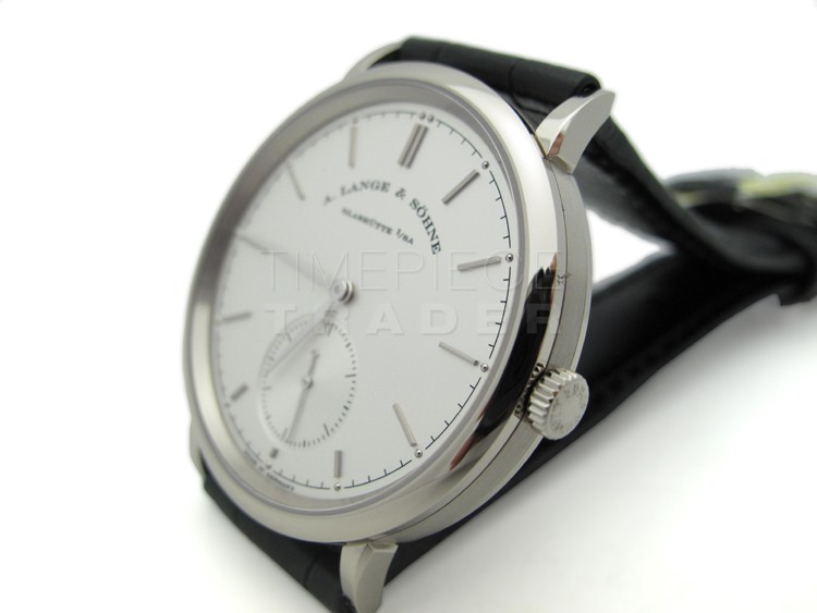 A. Lange & Sohne Saxonia 380.026 18k White Gold Automatic Self-Winding WATCHES 2