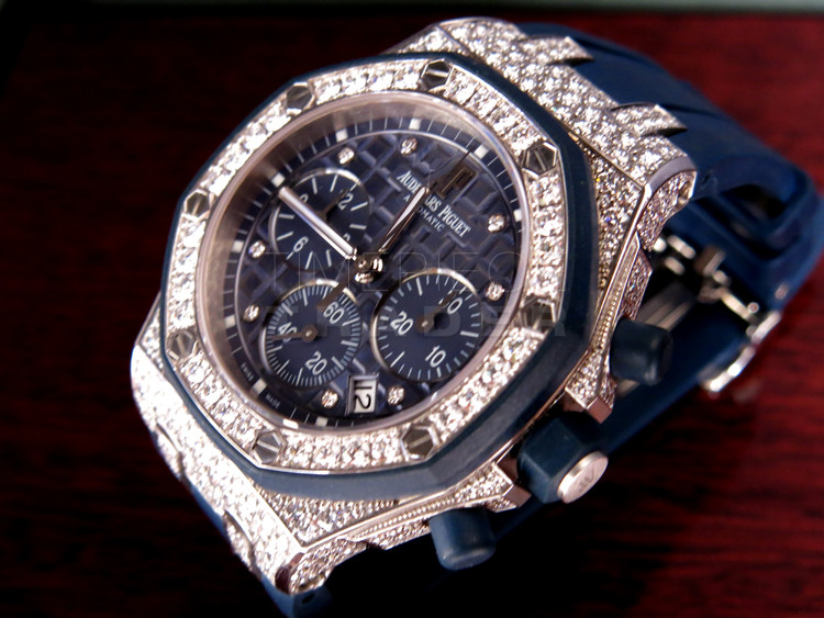 Audemars Piguet Royal Oak Offshore Chronograph Lady 26092ck.zz.d021ca.01 18k White Gold Automatic Chronograph WATCHES 2