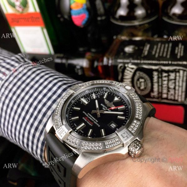 Luxury Breitling Avenger Diamond Ss White Dial WATCHES 2