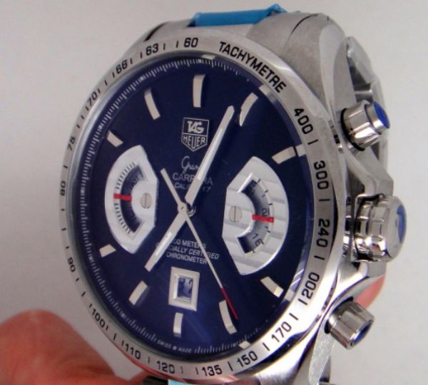 Tag Heuer Carrera Caliber 17 RS SS Black Men WATCHES 2