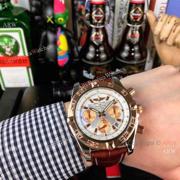 High Quality Breitling Chronomat 01 Rose Gold Sub-dials WATCHES 2