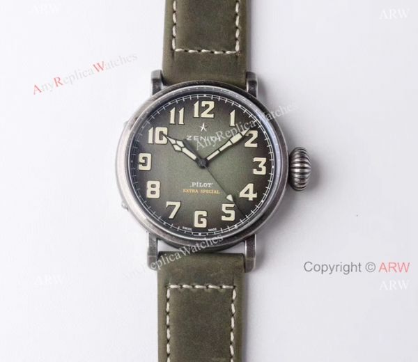 Zenith Pilot Type 20 Extra Special Price List Blue Dial Blue Leather Strap WATCHES 2