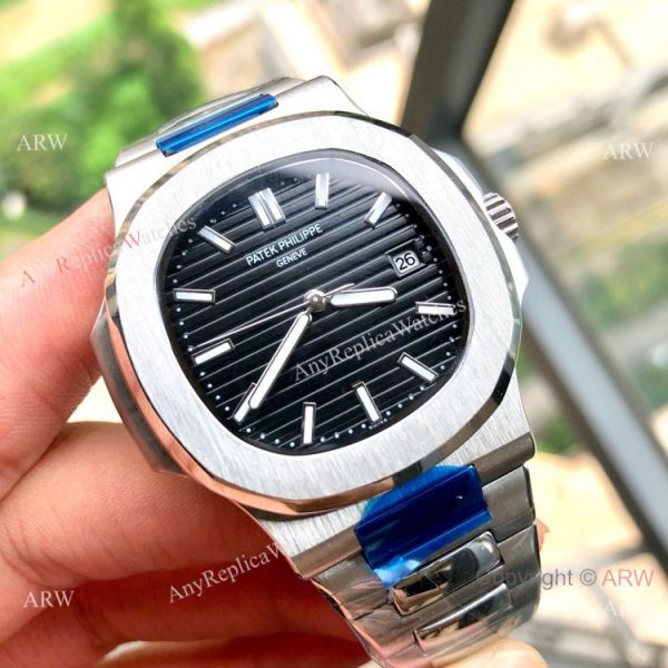 Stainless Steel Brown Dial Patek Philippe Nautilus Copy es 40mm WATCHES 2