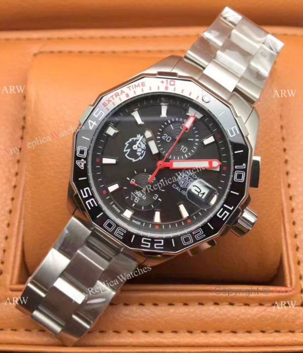 Copy Tag Heuer Match Timer Silver Dial Chronograph Quartz Movement WATCHES 2