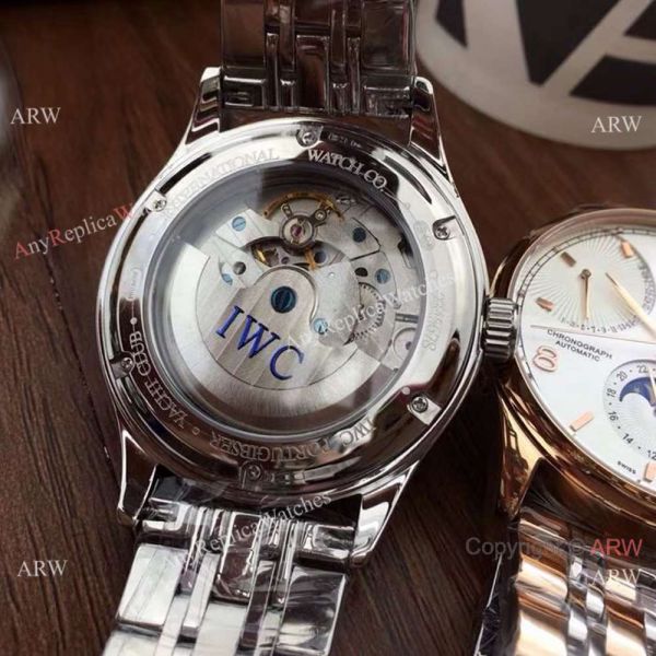 IWC Portuguese Black Face Two Tone Rose Gold Moonphase WATCHES 2