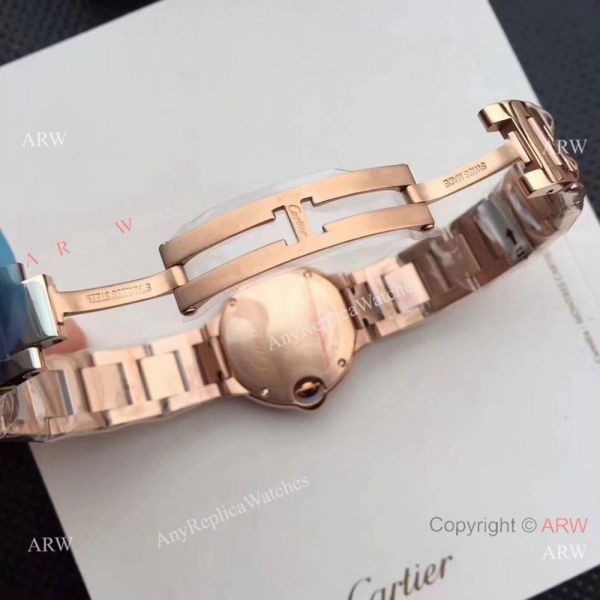 Copy Ballon Bleu de Cartier Rose Gold Swiss Quality WATCHES 2