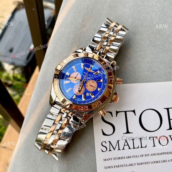 Wholesale Copy Breitling Chronomat B01 Blue Face WATCHES 2
