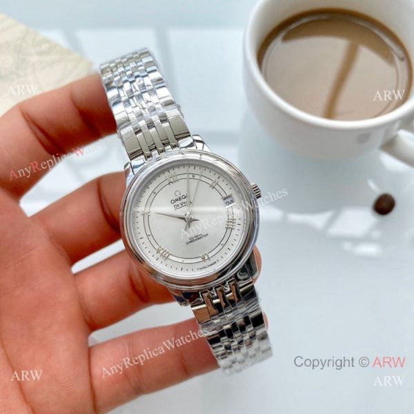 Clone Omega De Ville Prestige Lady es Stainless Steel 32mm WATCHES 2