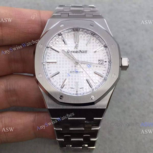 Swiss 3120 Audemars Piguet Royal Oak SS Black WATCHES 2