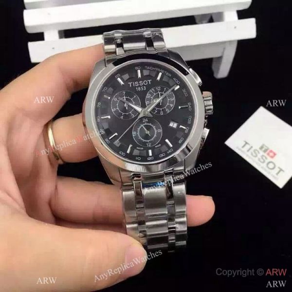 Tissot Stainless Steel Black Dial T035 WATCHES 2