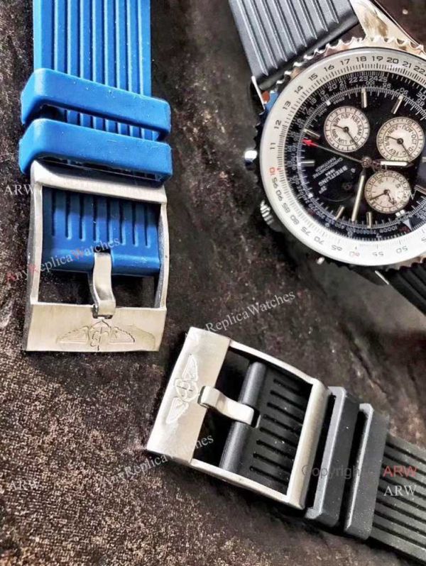 Breitling Navitimer Rubber Strap Blue Moonphase Dial WATCHES 2