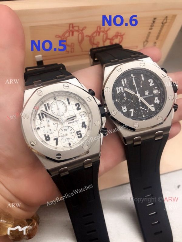Copy Audemars Piguet Royal Oak Offshore VK Chrono es SS Grey Dial WATCHES 2