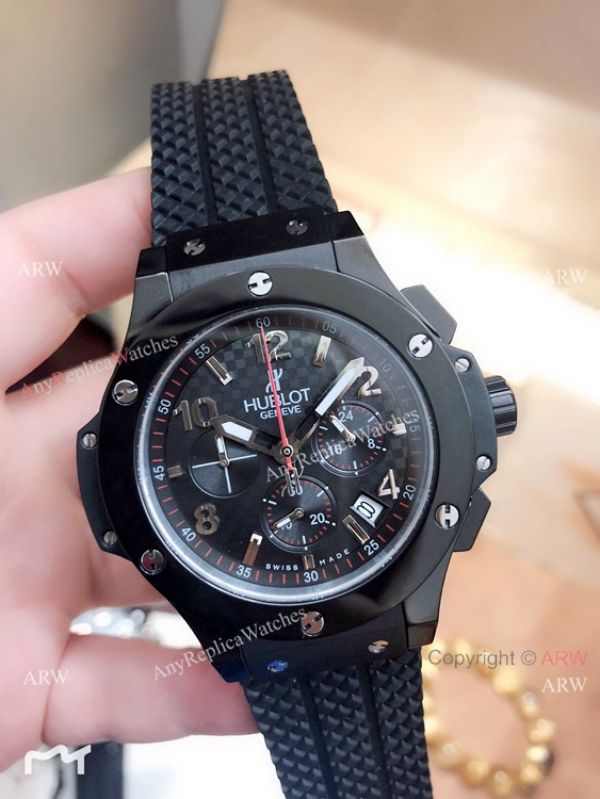 Fake Hublot Geneve Big Bang Tutti Frutti All Black Chronograph WATCHES 2