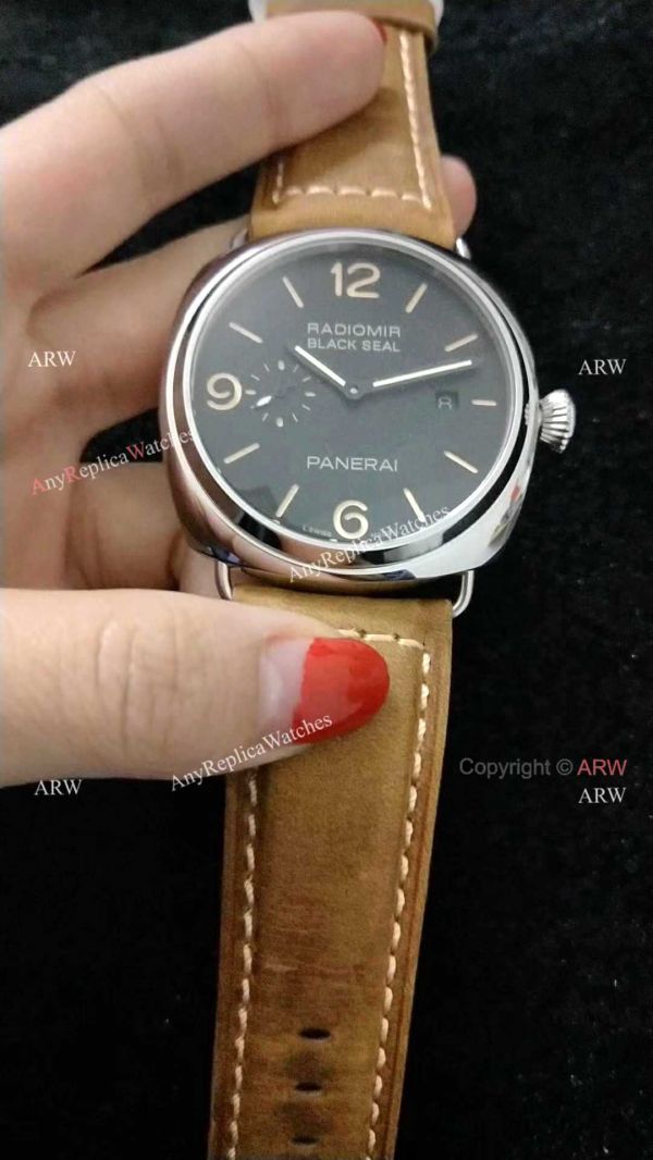 Knockoff Panerai Radiomir Black Seal 3 Days Automatic PAM388 Mens Black Face WATCHES 2